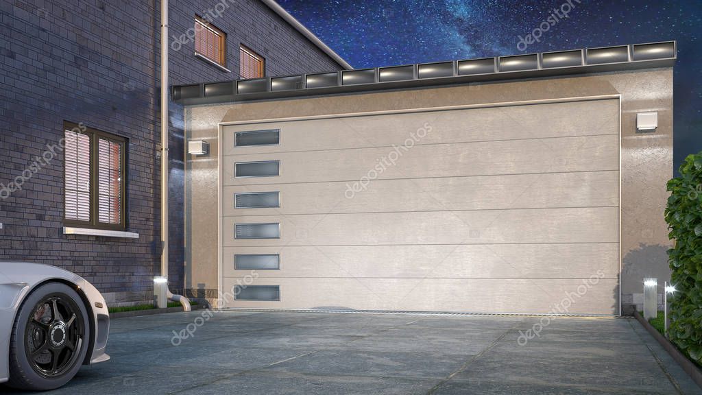 Portoncino in alluminio per androne condominiale